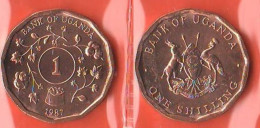 Uganda Ouganda 1 Shilling 1987 - Ouganda