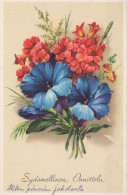 FLOWERS Vintage Ansichtskarte Postkarte CPA #PKE536.DE - Fleurs