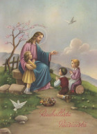 JESUS CHRISTUS Christentum Religion Vintage Ansichtskarte Postkarte CPSM #PBP781.DE - Gesù