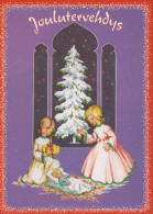 JESUS CHRISTUS Jesuskind Weihnachten Religion Vintage Ansichtskarte Postkarte CPSM #PBP718.DE - Jesus