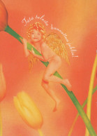 ENGEL Weihnachten Vintage Ansichtskarte Postkarte CPSM #PBP523.DE - Angels