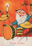 WEIHNACHTSMANN SANTA CLAUS Neujahr Weihnachten Vintage Ansichtskarte Postkarte CPSM #PBL282.DE - Santa Claus