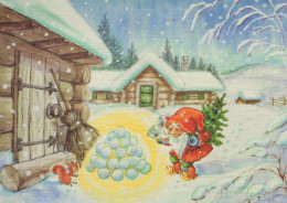 Neujahr Weihnachten KINDER Vintage Ansichtskarte Postkarte CPSM #PBB031.DE - Anno Nuovo