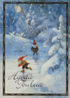 Neujahr Weihnachten GNOME Vintage Ansichtskarte Postkarte CPSM #PAY165.DE - Anno Nuovo