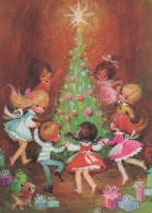 Neujahr Weihnachten KINDER Vintage Ansichtskarte Postkarte CPSM #PAY099.DE - Anno Nuovo