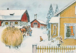 Neujahr Weihnachten Vintage Ansichtskarte Postkarte CPSM #PAW973.DE - Anno Nuovo