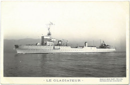 CPA Le GLADIATEUR - Ed. Marius Bar , Toulon - Warships