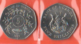 Uganda Ouganda 5 Shillings 1987 - Oeganda