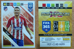 AC - 43 ANGEL CORREA  ATLETICO DE MADRID  PANINI FIFA 365 2019 ADRENALYN TRADING CARD - Trading-Karten