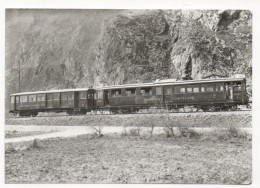BCF Eh 4/4 1 + CFZ 4 61 À VERNAYAZ - Eisenbahnen