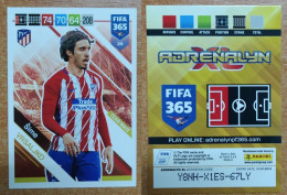 AC - 35 SIME VRSALJKO  ATLETICO DE MADRID  PANINI FIFA 365 2019 ADRENALYN TRADING CARD - Trading Cards
