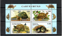 Tajikistan 2024 . Turtles ( Insects,  Butterflies ). 4v. - Tajikistan