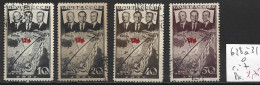 RUSSIE 628 à 31 Oblitérés Côte 7 € - Used Stamps