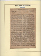 Guerre De 1870 SIEGE DE PARIS 8 Journaux GAZETTE DES ABSENTS Septembre, Octobre 1870 édition Pour Envoi Par Ballon Monté - Guerre De 1870