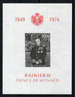 Monaco - BF YV 8 N** MNH , Rainer III , Cote 9,30 Euros - Blocks & Sheetlets