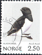 NORVEGIA, NORWAY, FAUNA, UCCELLI, BIRDS, 1983, USATI Scott:NO 822, Yt:NO 840, Sg:NO 915 - Gebraucht