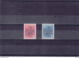 NORVEGE 1960 Année Mondiale Du Réfugié Yvert 400-401, Michel 442-443 NEUF** MNH Cote : 20 Euros - Unused Stamps