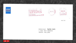 Enveloppe Avec EMA De Ressons Sur Matz Du 28.02.02  -  EDF   AMT2 - EMA ( Maquina De Huellas A Franquear)