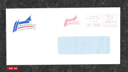 Enveloppe Avec EMA De Chateaudun Du 12.11.02  -  Chateaudun Un Nouveau Rythme De Ville - EMA ( Maquina De Huellas A Franquear)