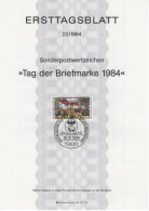 Germany Deutschland 1984-22 Tag Der Briefmarke, Day Of The Stamp, Canceled In Bonn - 1981-1990