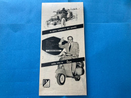 PUBBLICITà ADVERTISING VESPA PIAGGIO VINTAGE MANUEL FANGIO.++ - Andere & Zonder Classificatie