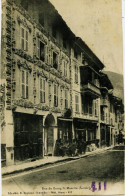 3647 - Savoie  -  BOURG St  MAURICE  : GRANDE RUE , CAFE EN TERRASSE ANIMEE - Dos Non Séparé - Bourg Saint Maurice