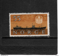 NORVEGE 1960 Bateaux, Pétrolier  Yvert 405 Oblitéré Cote 4,25 Euros - Usados