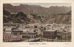 YEMENE - General View 1 - Aden - Vue Générale - Colorisé - Carte Postale Ancienne - Yemen