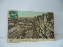 SAINT GERMAIN EN LAYE  78 YVELINES PLACE THIERS PANORAMA PRES DU CHATEAU CPA 1918 - St. Germain En Laye