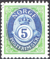 NORVEGIA, NORWAY, CORNO POSTALE, POSTHORN, 1992, USATI Mi:NO 1111y, Scott:NO 964, Yt:NO 1068 - Usati