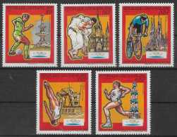 CENTRAFRIQUE - JEUX OLYMPIQUES DE BARCELONE EN 1992 - N° 765 A 767 ET PA 365 A 366 - NEUF** MNH - Sommer 1992: Barcelone