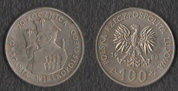 Polonia 100 Zlotych 1988 Poland Polonie Polska - Polen