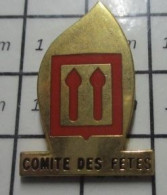 1618c Pin's Pins / Beau Et Rare / AUTRES / COMITE DES FETES DE ???? TIMIDEVILLE - Andere & Zonder Classificatie