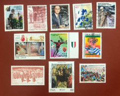 2001 - Italian Republic (11 New And Used Stamps) MNH & U - ITALY STAMPS - 2001-10: Mint/hinged