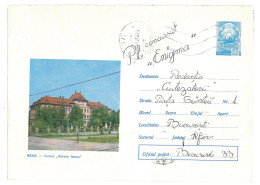 IP 73 - 01047c  Brad, High School - Stationery - Used - 1973 - Postal Stationery