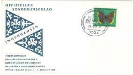 SC 12 - 457 GERMANY, Scout - Cover - 1963 - Lettres & Documents