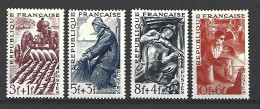 Timbre De France Neuf ** N 823 / 826 - Nuevos