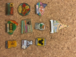 Lot Van 10 Eurodisney Pins, Inhuldiging, Inauguration 1992 (lot A) - Disney