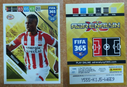 AC - 215 NICOLAS ISIMAT MIRIN  PSV EINDHOVEN  PANINI FIFA 365 2019 ADRENALYN TRADING CARD - Trading Cards