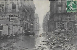 CPA Paris Crue De La Seine Janvier 1910 - Rue De Lille - Paris (07)