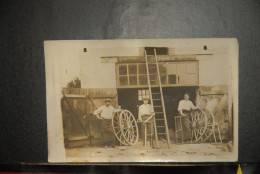 CP, Carte Photo, Métiers, Forgeron, Charron, Commerce, Lieu à Identifier , Animée - Artigianato