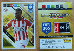 AC - 215 NICOLAS ISIMAT MIRIN  PSV EINDHOVEN  PANINI FIFA 365 2019 ADRENALYN TRADING CARD - Tarjetas