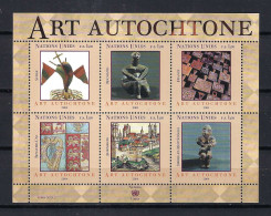 NATIONS UNIES Genève 2004:  B&F Neuf** "ART AUTOCHTONE" - Blocks & Sheetlets