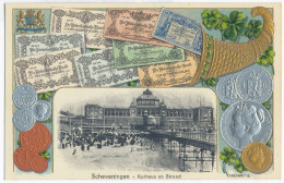 NED 2 - 4596 Scheveningen, HOLLAND, Strand And Money - Old Postcard - Unused - Scheveningen