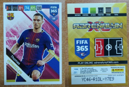 AC - 55 THOMAS VERMAELEN  BARCELONA  PANINI FIFA 365 2019 ADRENALYN TRADING CARD - Trading-Karten