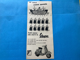 PUBBLICITà ADVERTISING VESPA PIAGGIO VINTAGE . - Otros & Sin Clasificación