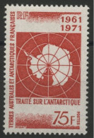 TAAF N° 39 Neuf * (MH) "10ème Anniversaire Du Traité Sur L'Antarctique" TB - Unused Stamps