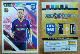 AC - 59 IVAN RAKITIC  BARCELONA  PANINI FIFA 365 2019 ADRENALYN TRADING CARD - Tarjetas