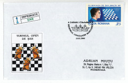 COV 65 - 204 CHESS, Romania - Cover - Used - 2004 - Storia Postale