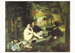 *CPM - Le Déjeuner Sur L'Herbe (1863) (2) - Peinture De E. MANET - Malerei & Gemälde